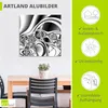 ARTland Wandbild Alu für Innen & Outdoor Silberne Kette Produktbild-Vorschau 3