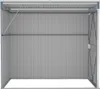 vidaXL Abri de jardin Gris 118x194x178 cm Acier galvanisé Voir les images du produit 5