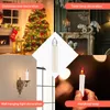 sada 10 LED svíček - bezplamenné čajové svíčky na baterie s Náhled obrázku produktu 4