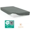A fitted sheet is shown on a mattress. Produktbild-Vorschau