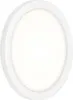 A white LED outdoor wall light with a backlight effect, shown against a white background. Voir les images du produit