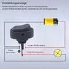 Kfz-Wippschalter 12V 20A, mit grüner LED, Lochmontage, Produktbild-Vorschau 5