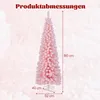 COSTWAY künstlicher Weihnachtsbaum Bleistift, 180cm Produktbild-Vorschau 7
