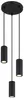 Globo Lighting Hängeleuchte Metall schwarz matt, 3x GU10 Produktbild-Vorschau 4