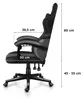 Sedia da gaming - Huzaro Force 4.4 Grey Mesh Anteprima dell’immagine prodotto 10