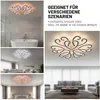 Oyajia 98W LED Deckenleuchte Heart Design Weiß Deckenlampe Produktbild-Vorschau 9