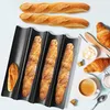 Baguette Backblech 4 Brotrillen Baguetteform mit Produktbild-Vorschau 2
