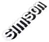Autocollant écriture Simson blanc / noir pour réservoir Voir les images du produit 2