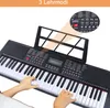 FCH 61 Tastatur Elektroklavier, Digitale Keyboard tragbar  Produktbild-Vorschau 8