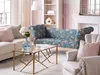 BELIANI Couchtisch Gold Transparent 50 x 100 cm Produktbild-Vorschau 4