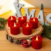 LED Wachs Kerzen 6er Set flackerndes Gelblicht, Produktbild-Vorschau 7