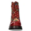 LAURA VITA Stiefelette Kleo 02 rouge Leder-Textilmix rot Produktbild-Vorschau 4
