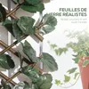 Outsunny Haie artificielle feuilles murale brise-vue 2 Voir les images du produit 4