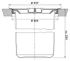 Hailo Dassa 4. poubelle, inox avec insert plastique. - Voir les images du produit 7