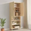 vidaXL Nástěnná skříňka Sonoma Dub 69,5x34x90 cm Náhled obrázku produktu 4