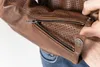 Giacca da moto in pelle John Doe Storm, marrone, L Anteprima dell’immagine prodotto 8
