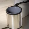 Sagero Abfalleimer / Türsammler 13 Liter Edelstahl/schwarz Produktbild-Vorschau 4