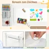 Detský stolík COSTWAY s 2 stoličkami, detská sedacia Náhľad obrázku produktu 6