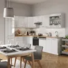 Eckküche Vicco Fame-Line Weiß Hochglanz/Weiß 287 x 46 cm Produktbild-Vorschau 6