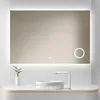 LoXa – Miroir de salle de bain Lorina avec LED 120 × 80 cm Voir les images du produit 9