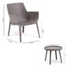 Set aus 2 Gartensesseln aus glasfaserverstärktem Kunststoff Produktbild-Vorschau 5