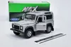 Modèle réduit Welly 1:24 Landrover Defender argent Voir les images du produit 2