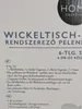 HOME CREATION Wickeltisch Organizer 6‑teilig Weiß Baby Produktbild-Vorschau 2