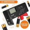 KRUMAD Digitaler Batterietester für AA, AAA, 9V, C, D, Produktbild-Vorschau 3