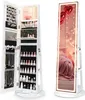 GOPLUS Drehbarer Schmuckschrank mit LED Beleuchtung, Produktbild-Vorschau 1