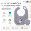 Minky Mooh® 3er Set Babylätzchen 20x25 cm aus Baumwolle mit Produktbild-Vorschau 3
