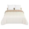 Couette Légère Bicolore Beige / Sable - 2 personnes 240 x Voir les images du produit 1