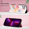 iPhone 12 Pro Max Hülle, Marmor Motiv Kunstleder Tasche Produktbild-Vorschau 3