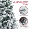 HOMCOM Künstlicher Weihnachtsbaum, 183 cm Christbaum mit Produktbild-Vorschau 5