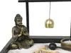 Zen - Garten mit Buddhafigur Glocke Stein Sand Nr: HY1902 Produktbild-Vorschau 2