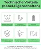 Kabel ładowania Loady typu 2 z otwartą końcówką - 11 kW - Podgląd zdjęcia produktu 3
