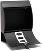 Wiltec Designer Briefkasten V18 schwarz 305 x 120 x 400 mm, Produktbild-Vorschau 3