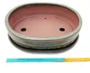 Bonsai-Schale mit Unterteller Gr. 5 - Oliv-Braun - oval - Produktbild-Vorschau 3