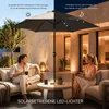 FCH Sonnenschirm 266cm mit Solar-LED-Beleuchtung,9ft Produktbild-Vorschau 6