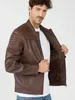 JCC Lederjacke 31020217Ecom Herren brown L Produktbild-Vorschau 7