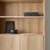 Libreria in legno e metallo nero a 2 ante, Marrone naturale Anteprima dell’immagine prodotto 4