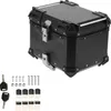 Universal Noir 45L Moto Aventure Aluminium Top Case Schwanz Voir les images du produit 1