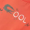 vidaXL Camicia a maniche corte per bambini rosso chiaro 116 Anteprima dell’immagine prodotto 3