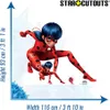 Ladybug Pappfigur Hockende Position - Miraculous Ladybug Produktbild-Vorschau 2