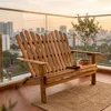 Banco de jardín tipo Adirondack plegable para dos personas, Vista previa de la imagen del producto 7