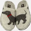 Haflinger Damen Hausschuh Pantoffel Wolle Flair Dackel Produktbild-Vorschau 3