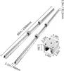Prowadnica liniowa VEVOR 2 sztuki SBR16-1500mm aluminiowa Podgląd zdjęcia produktu 8