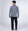Moonline - Herren Schlafanzug lang aus 100% Baumwolle mit Produktbild-Vorschau 2