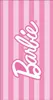 Barbie Handtuch Rosa Unisize Disney Produktbild-Vorschau 1