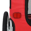 Carrosse pour chien Remorque de vélo Pliable avec fenêtres Voir les images du produit 13