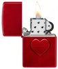 Zapa?ova? Zippo Candy Apple Red s motívom srdca, benzínový, Náhľad obrázku produktu 3